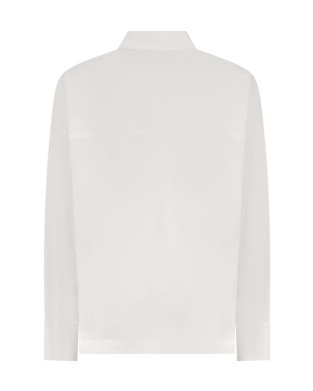 DARKPARK White Long Sleeve Concealed Fastened Shirt