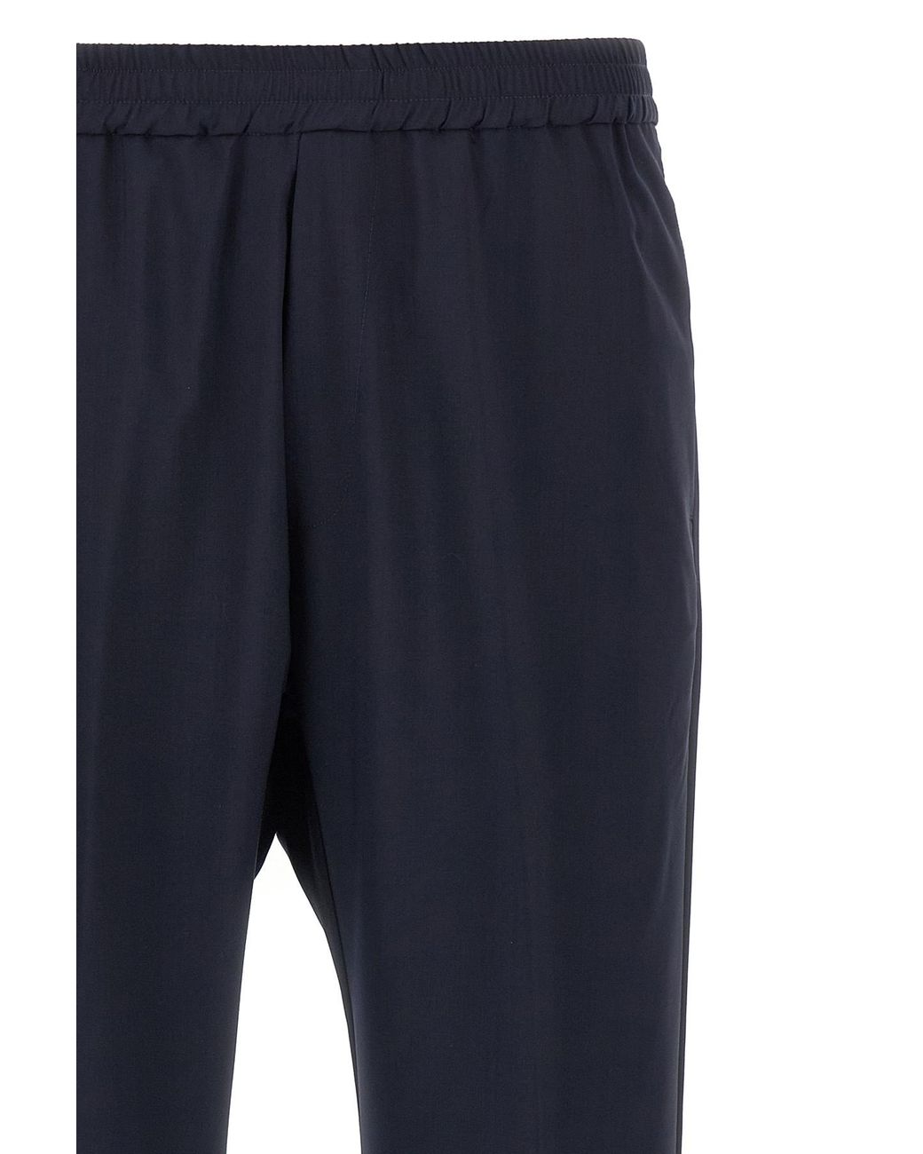 Barena Blue Bativoga Elastic Waist Pants for men