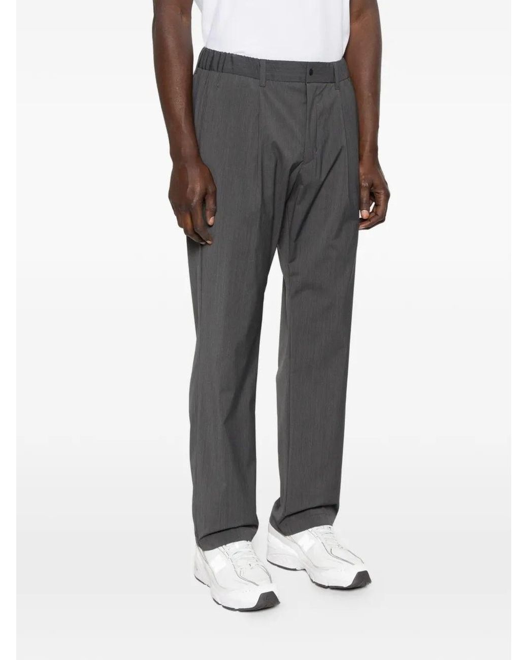 Herno Blue Logo Casual Pants for men