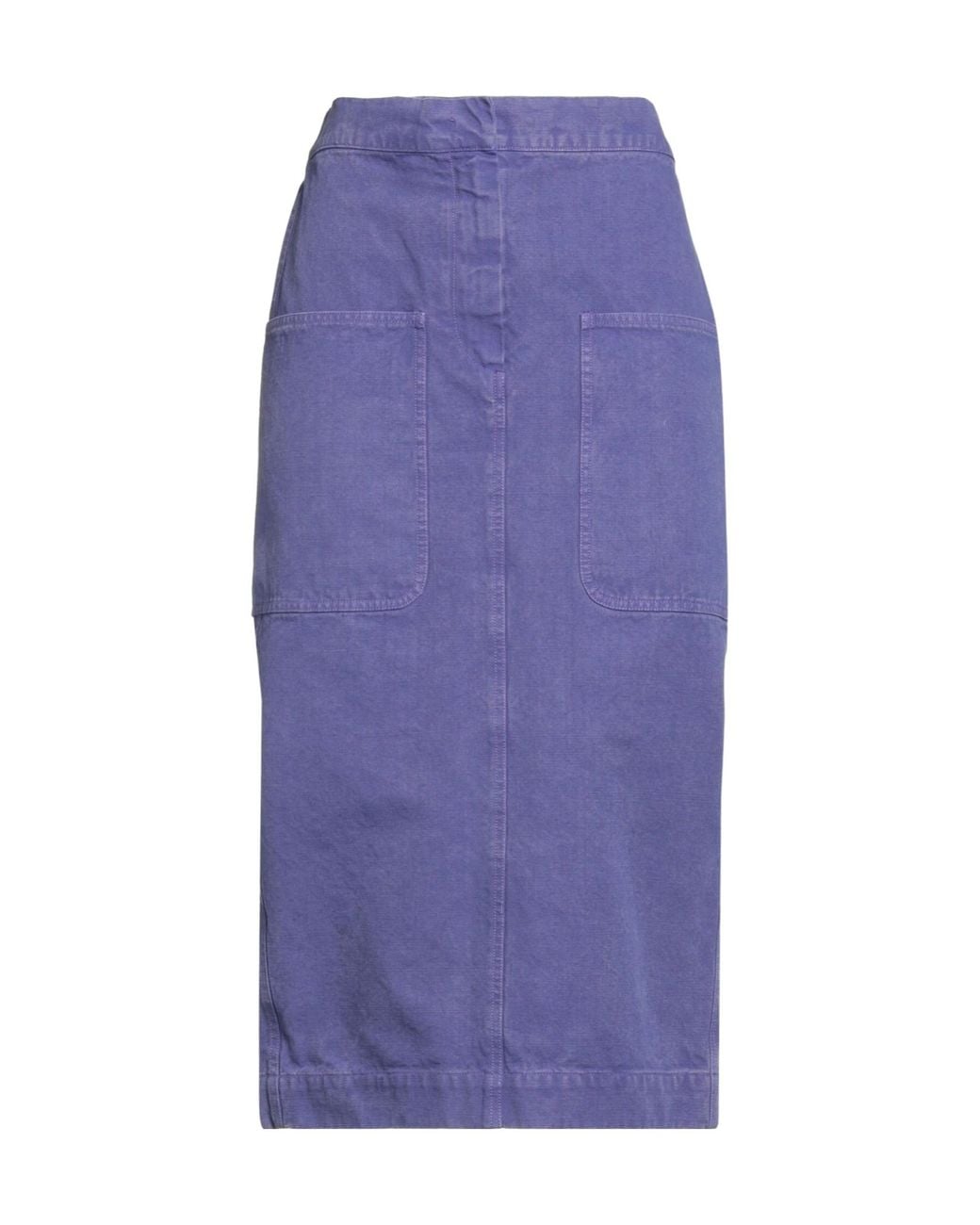 Max Mara Purple Minimalist Large Canvas Bag