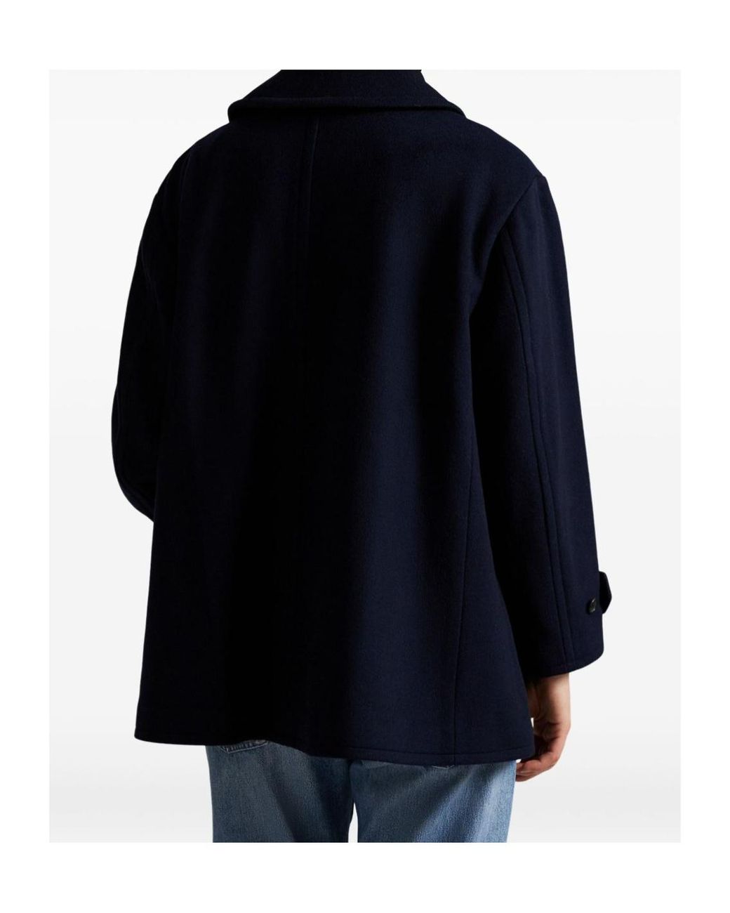 Polo Ralph Lauren Blue Double-Breasted Peacoat