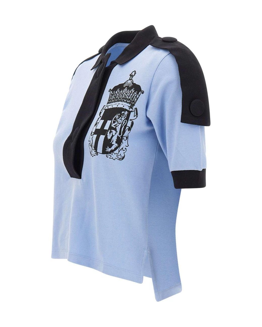VAQUERA Blue Short-Sleeved Polo Shirt
