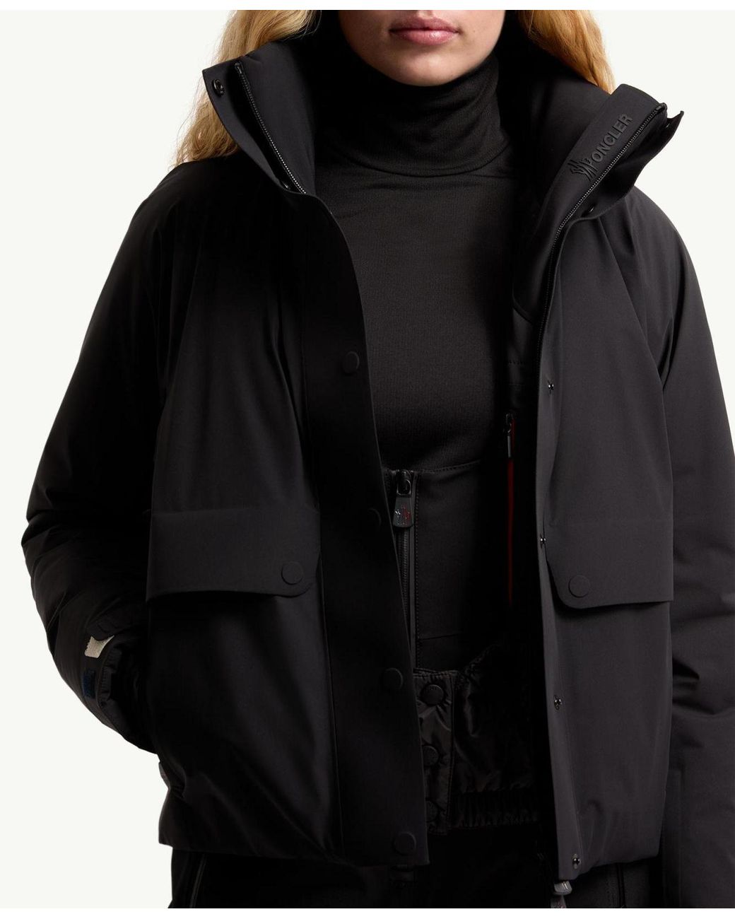 Moncler Black Danses Insulated Ski Jacket