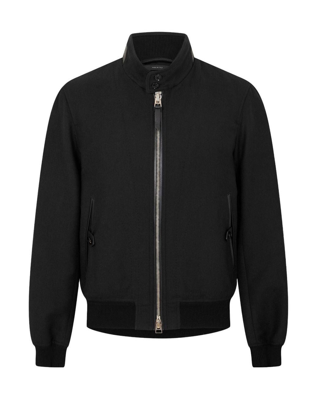 Tom Ford Black Harrington Jacket for men
