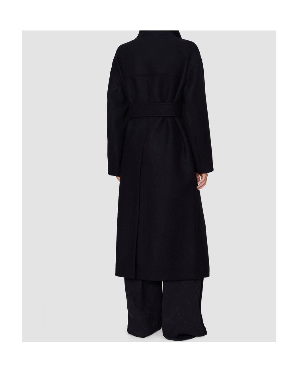 Joseph Black Belted Coat