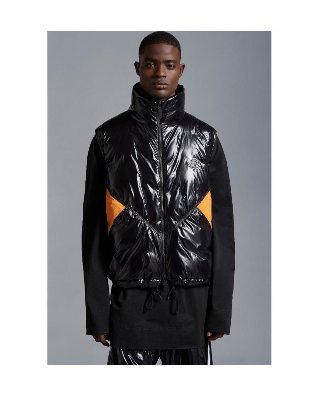 Moncler Black X Alicia Keys Padded Puffer Vest for men