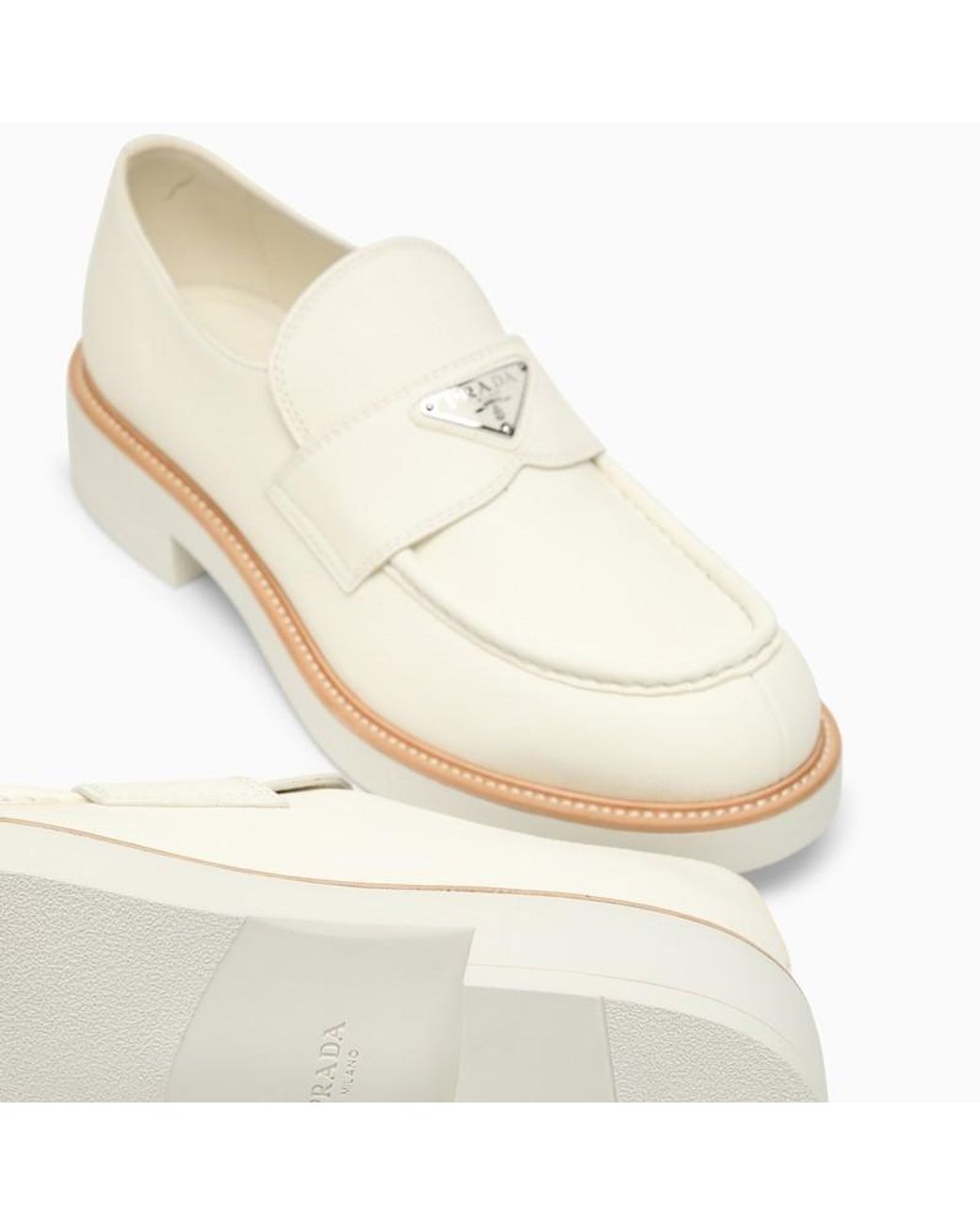 Prada Natural Round-Headed Love Shoes for men