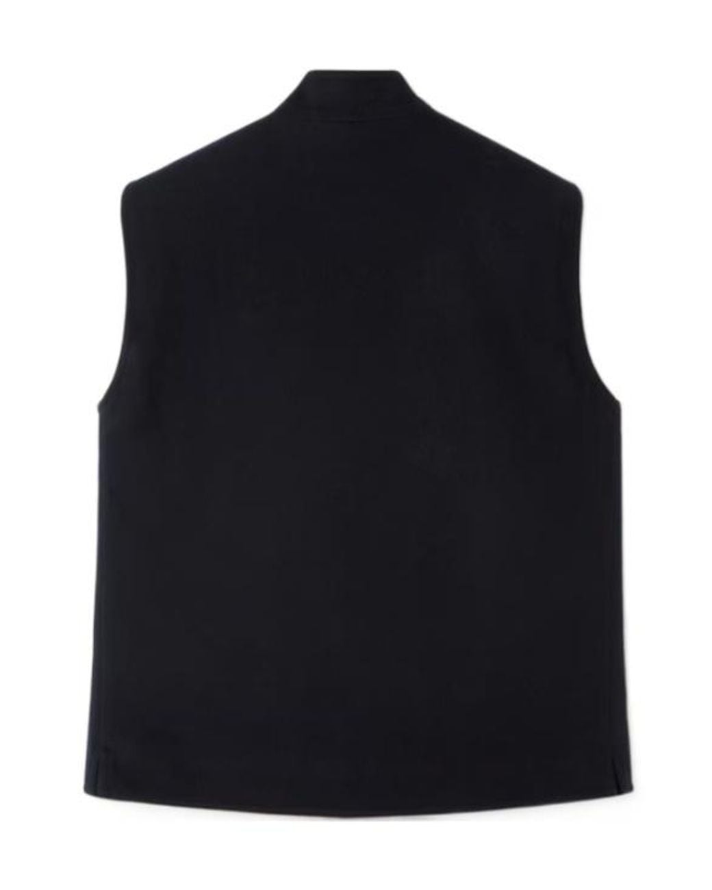 Loro Piana Black Henley Vest for men