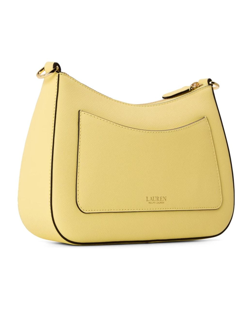 Ralph Lauren Yellow Logo Shoulder Bag