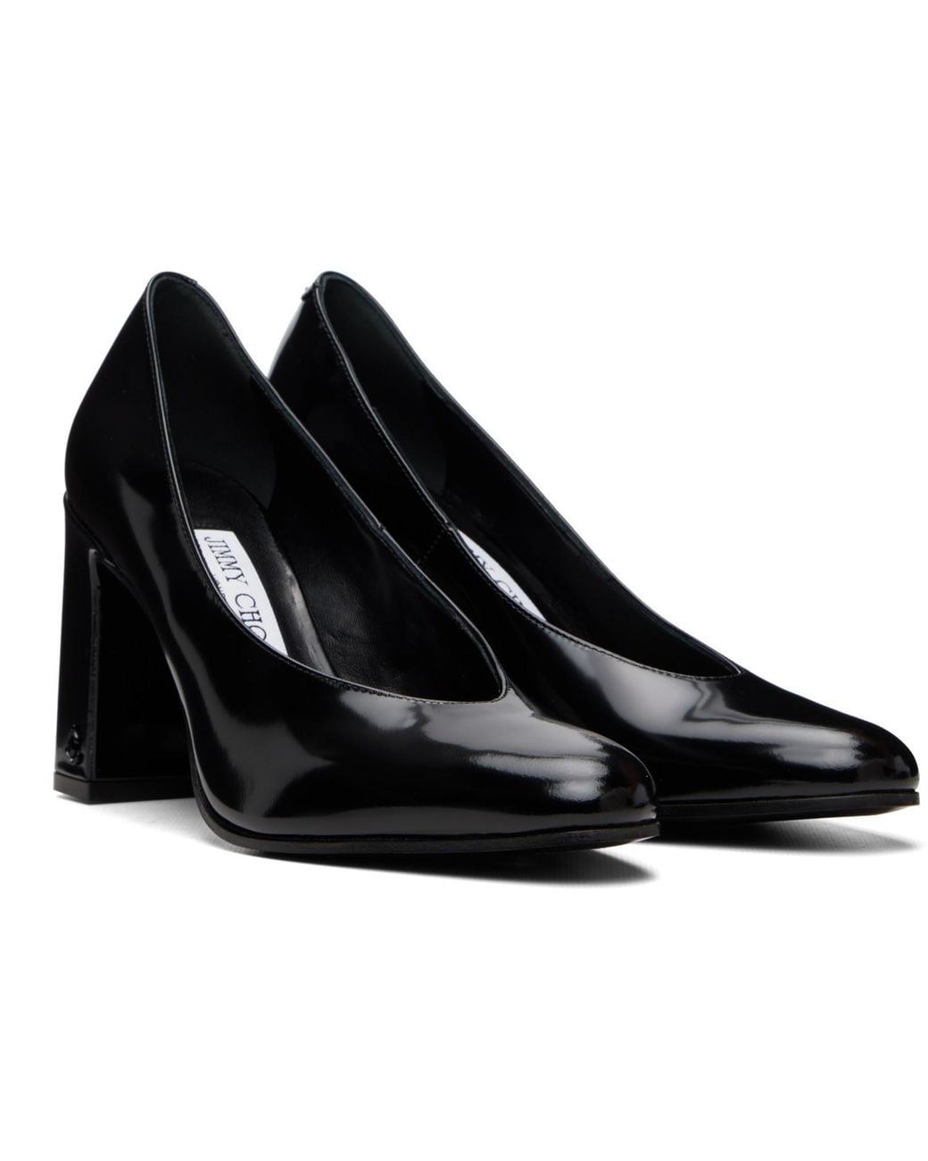 Jimmy Choo Black Eyla 85 High Heels