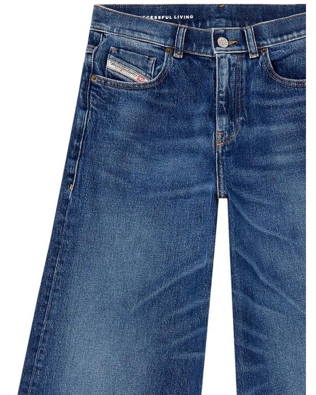 DIESEL Blue Wide Jeans