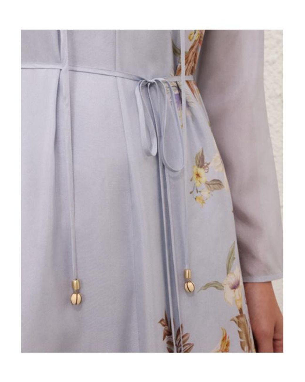 Zimmermann White Coco Neck-Tie Maxi Dress