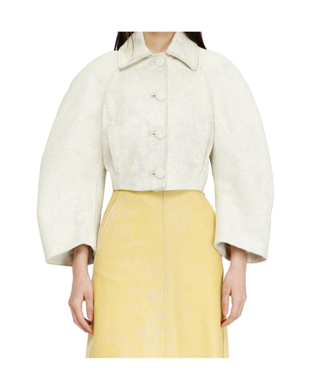 DIESEL White L-Raya Jacket