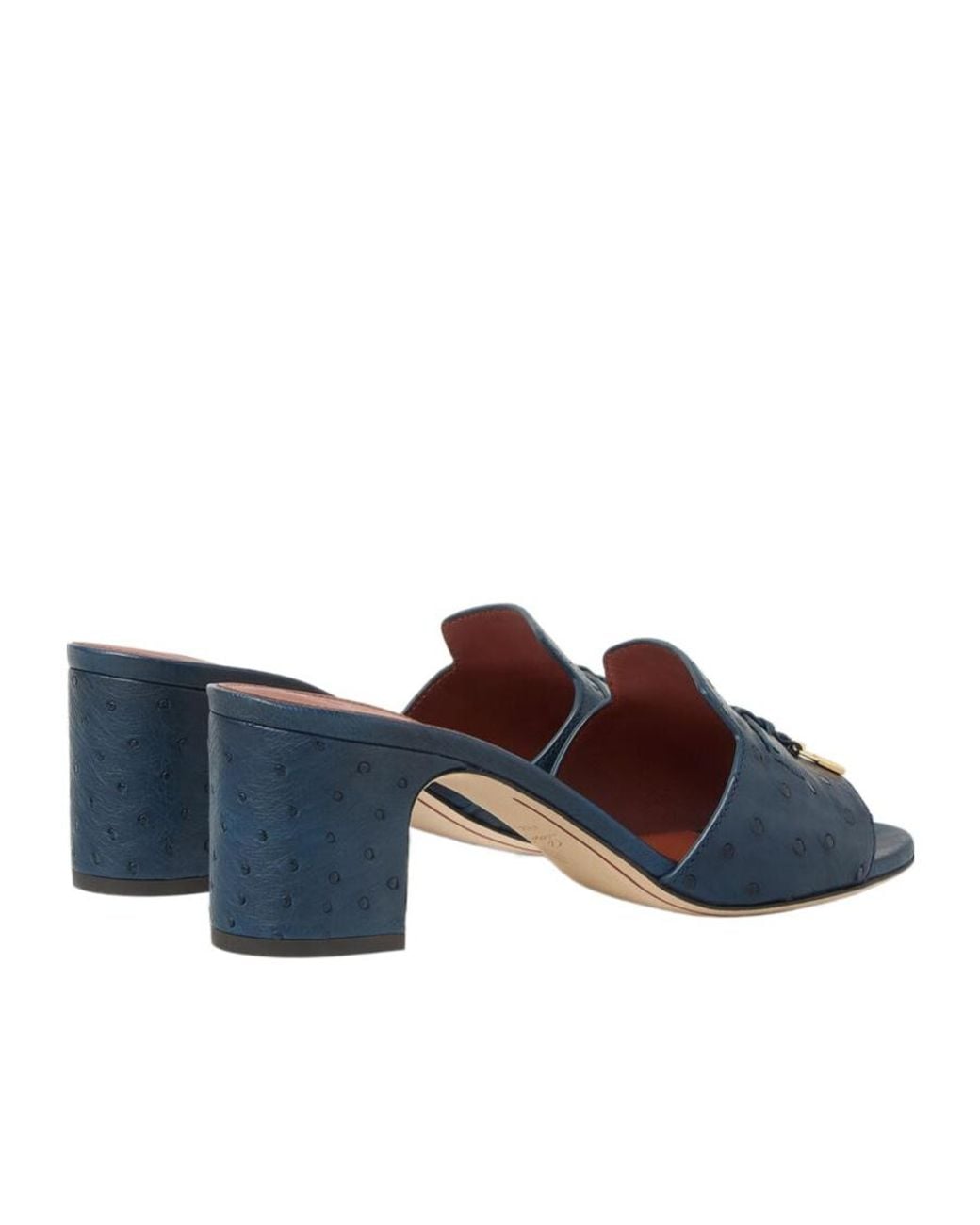 Loro Piana Blue Broadband Sandals