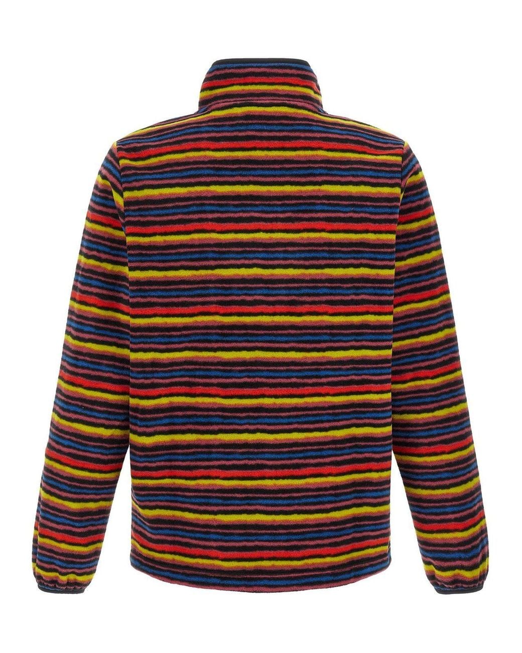 Gramicci Red Striped Half-Zip Fleece Sweater for men