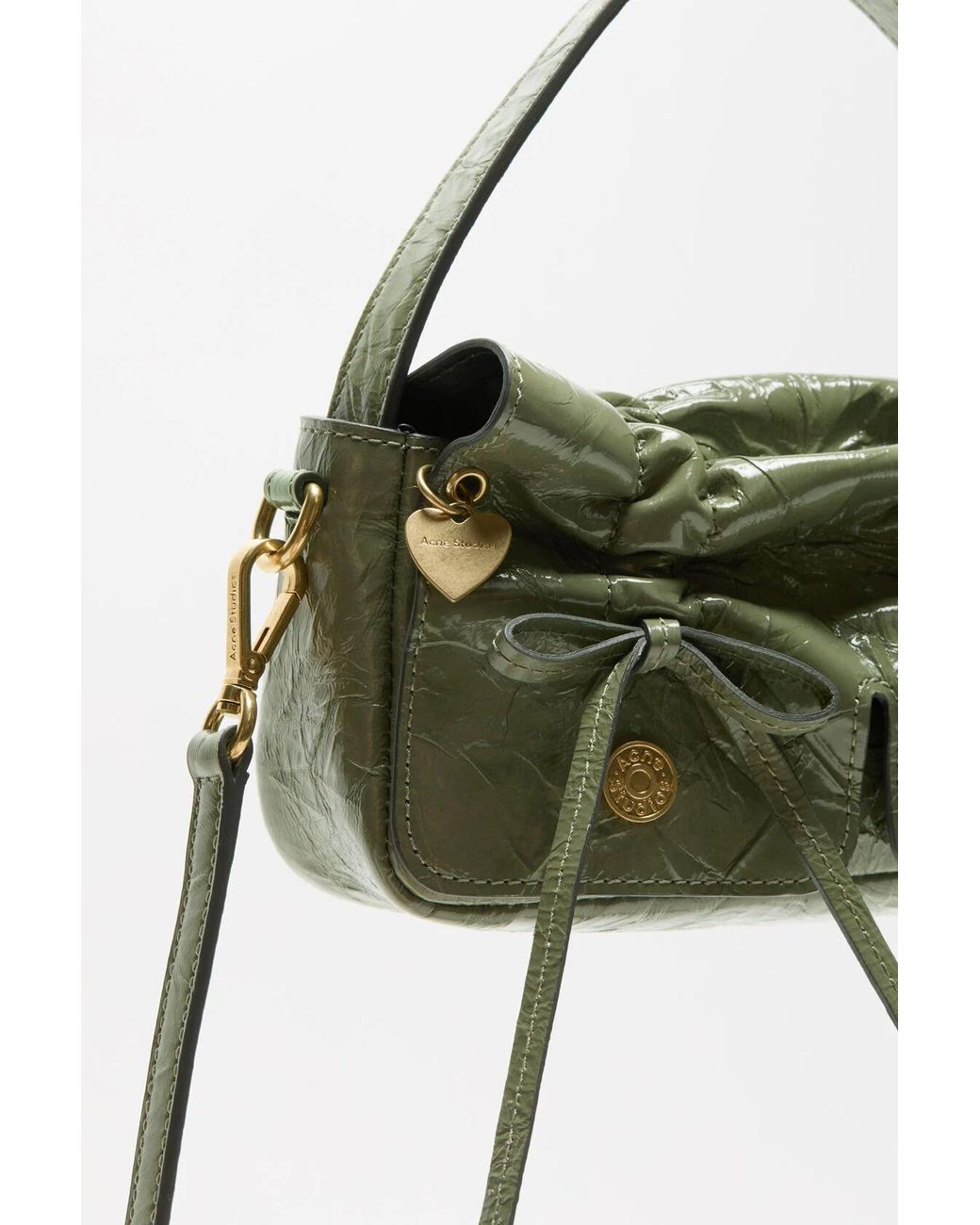 Acne Green Multipocket Micro Bag