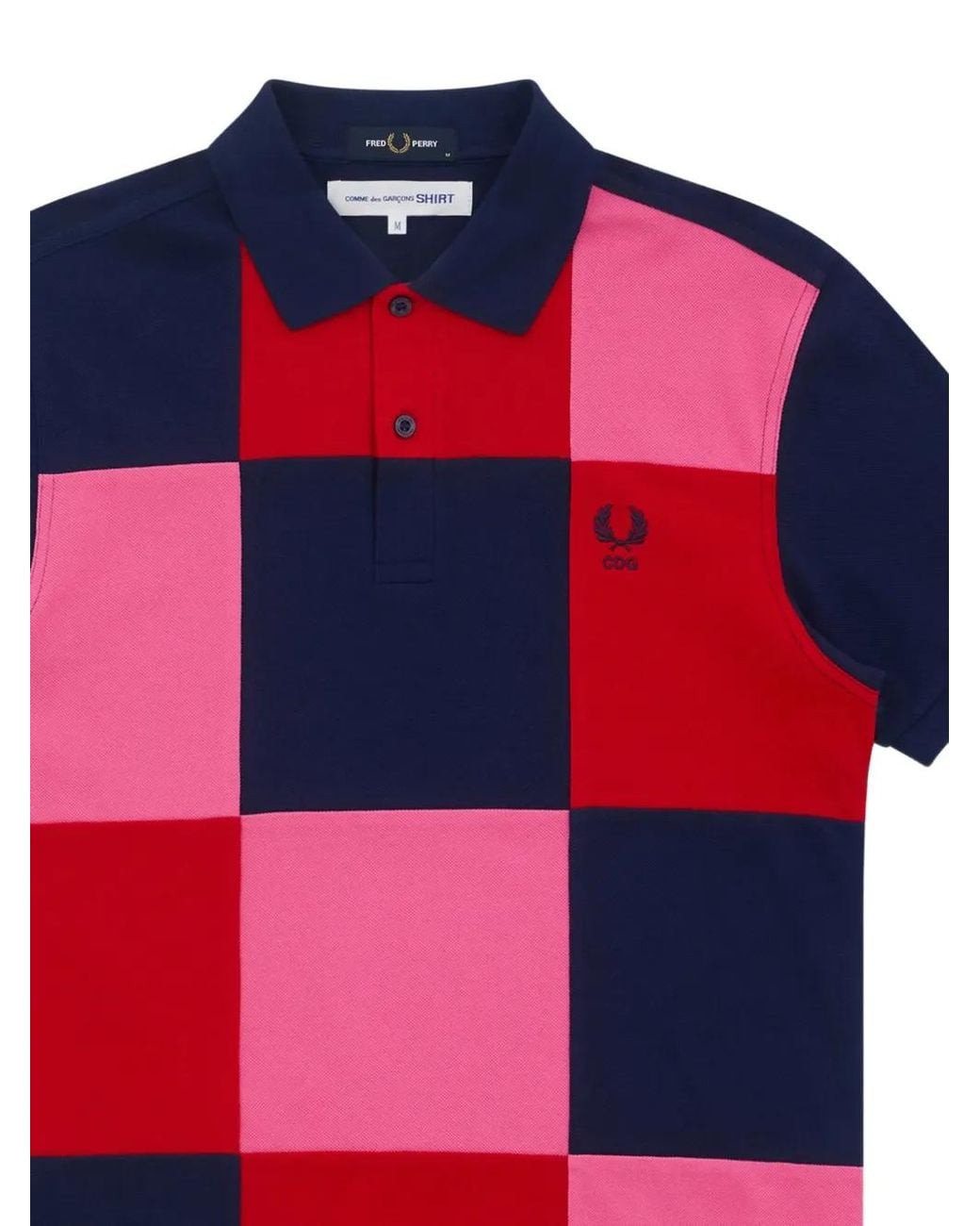 Comme des Garçons Shirt X Fred Perry Button Down Polo Shirt for men