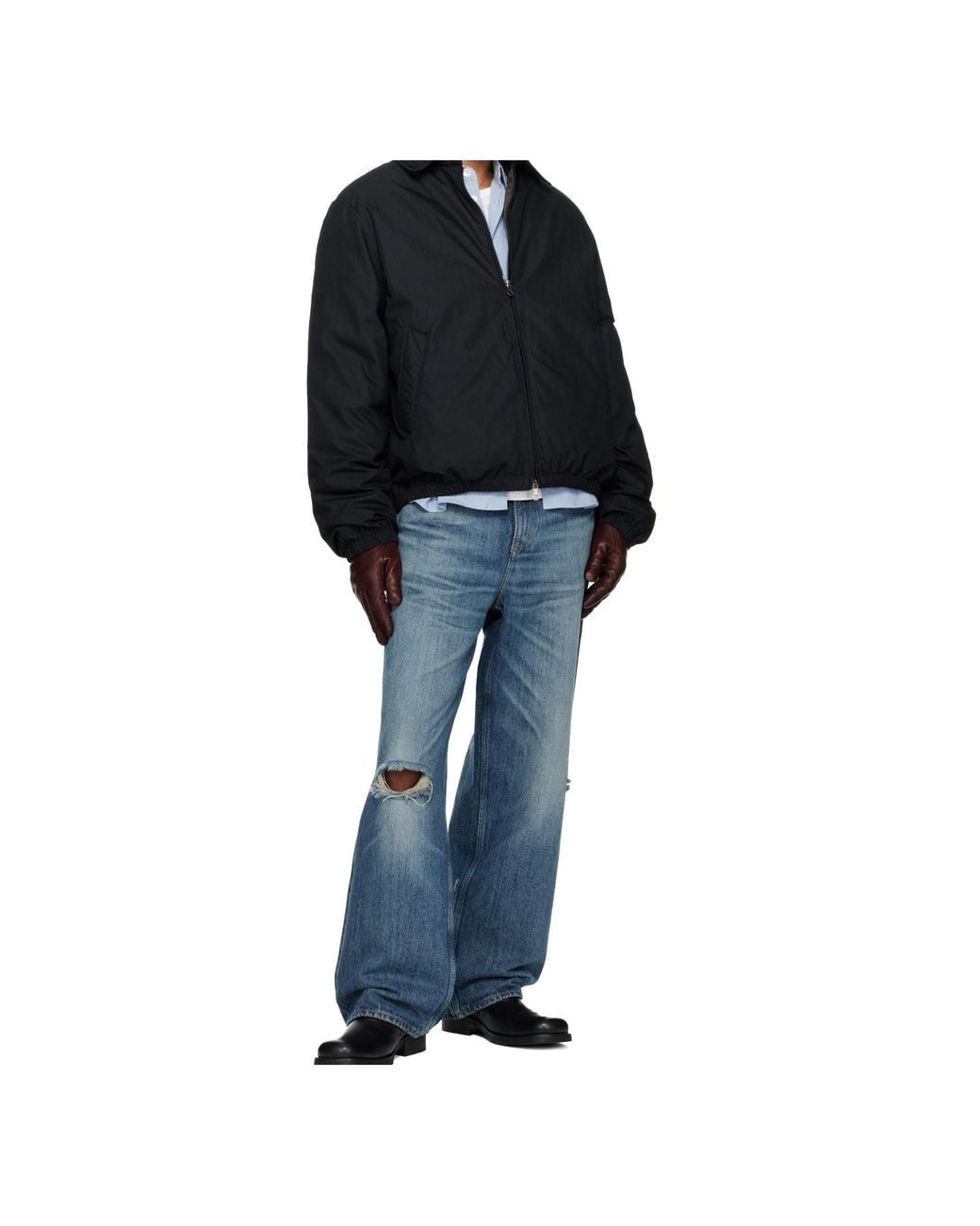 Our Legacy Black Avenue Puffa Jacket for men