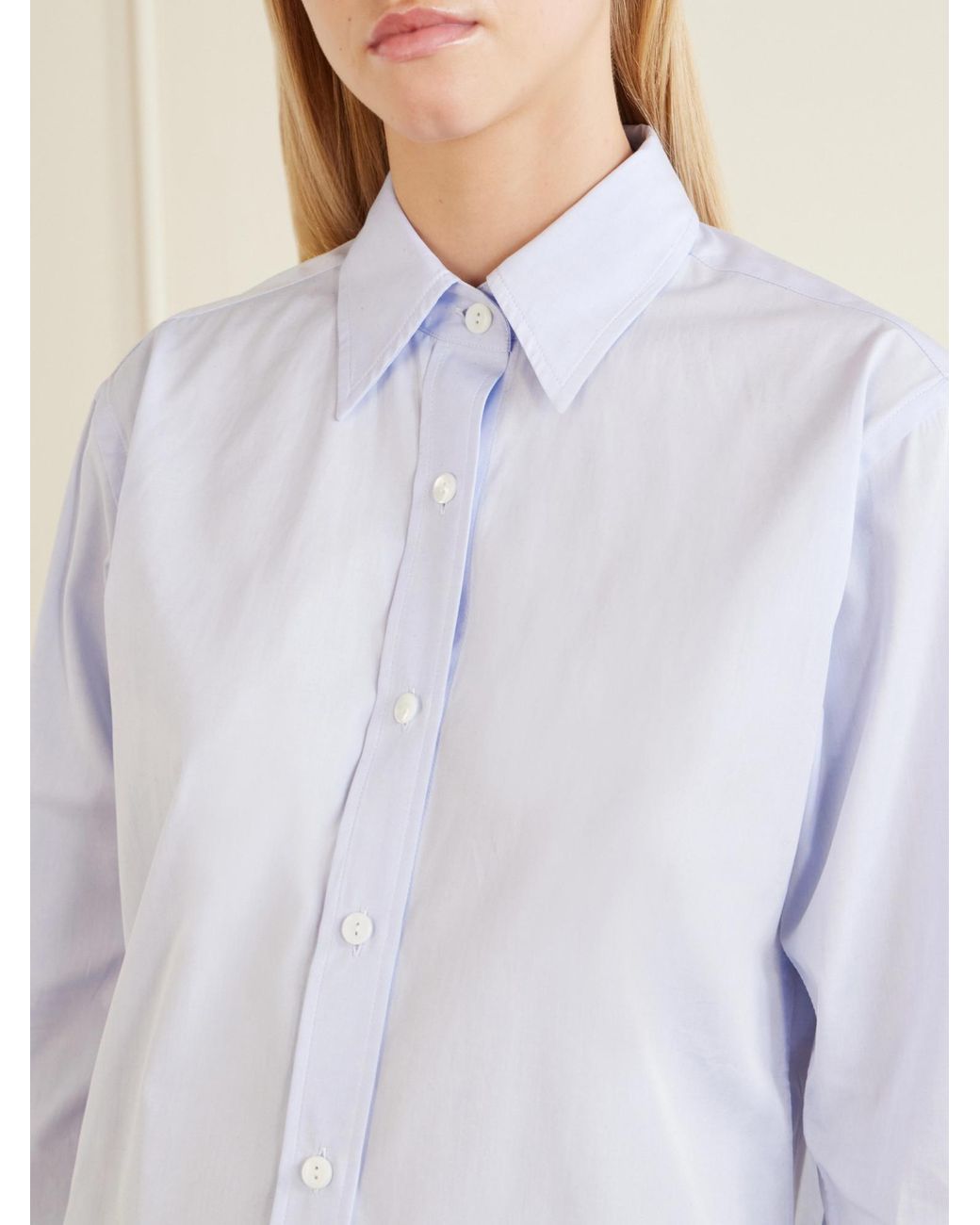 Maria McManus White Organic Cotton-Poplin Shirt
