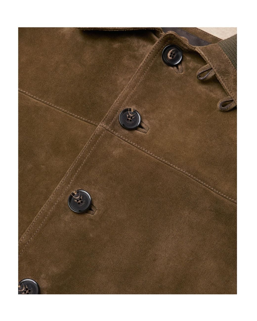 Loro Piana Green Maremma Leather Jacket for men