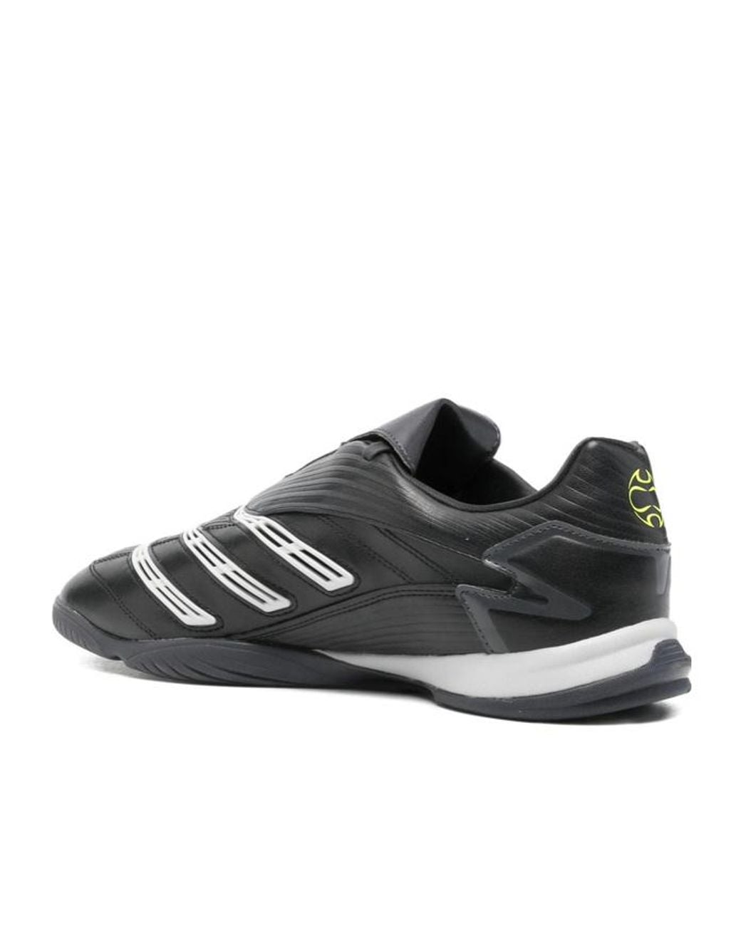 Adidas Black Predator Sala Logo-Detail Sneakers for men