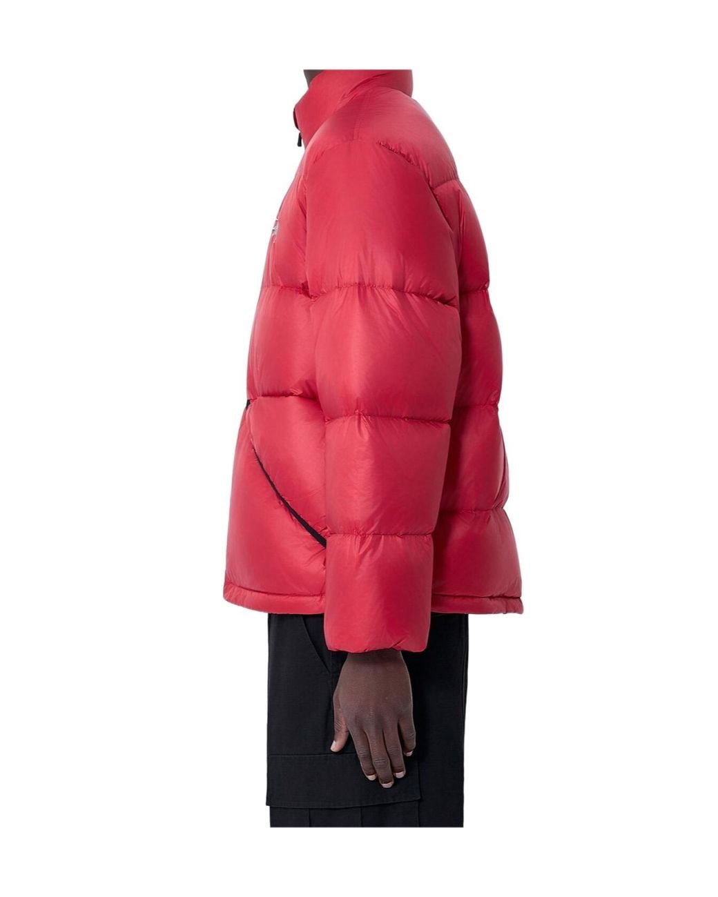 Stussy Red Long-Sleeved Cotton Jacket for men