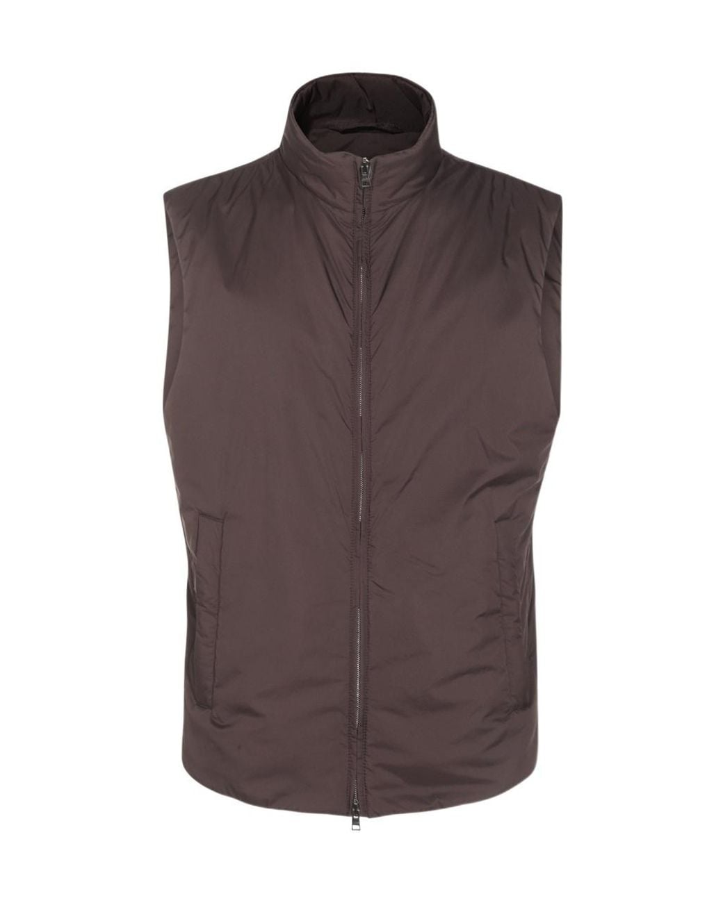 Herno Brown Vest for men