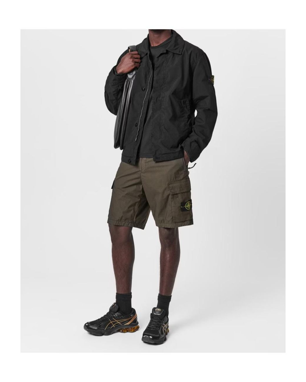 Stone Island Black Light Compact Jacket for men