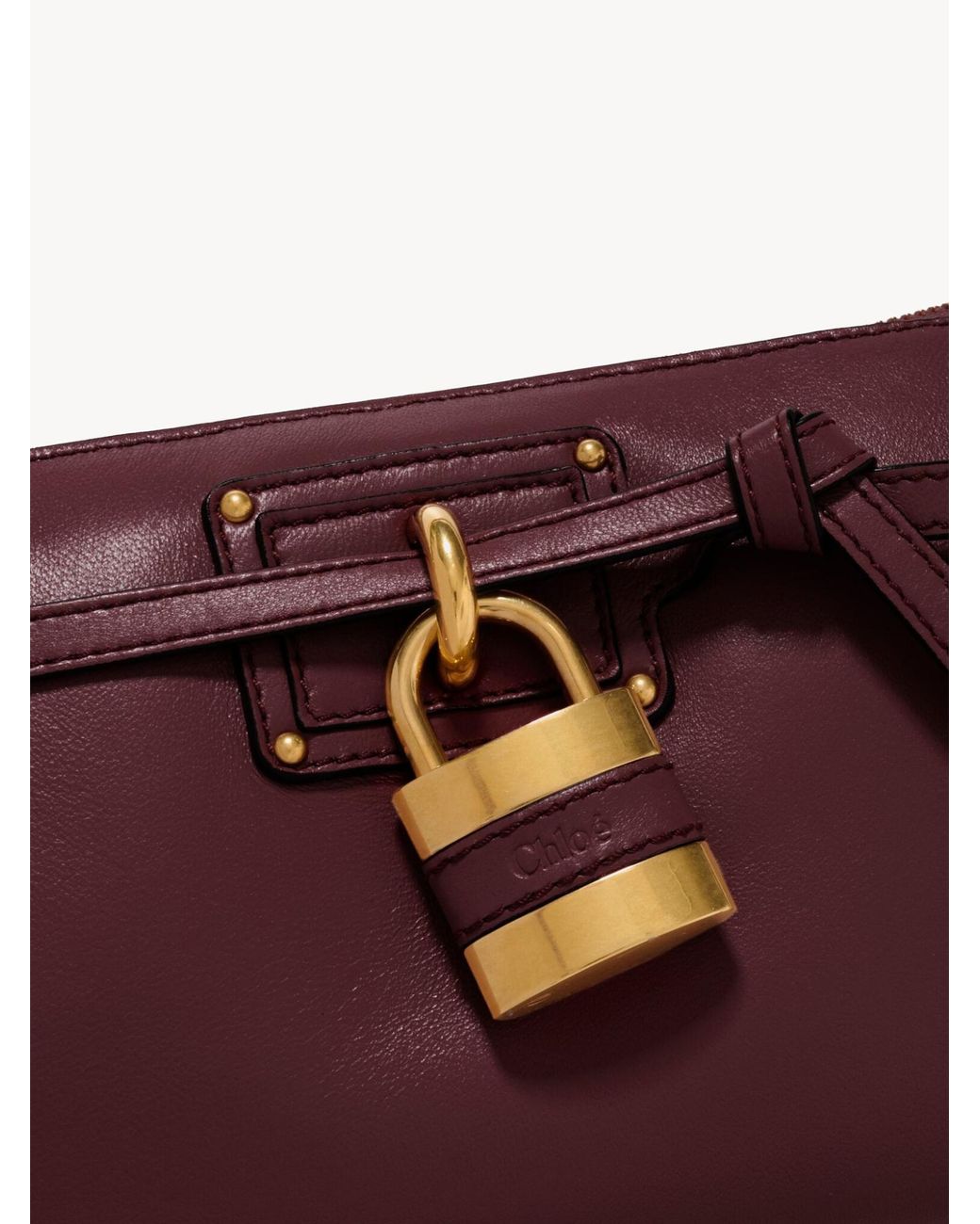 Chloé Brown Mini Paddington Sling Pouch With Strap