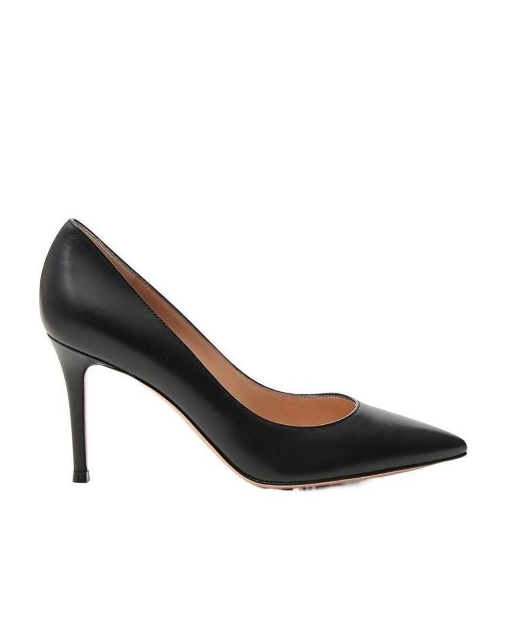 Gianvito Rossi Black Gianvito 85 Heeled Pumps