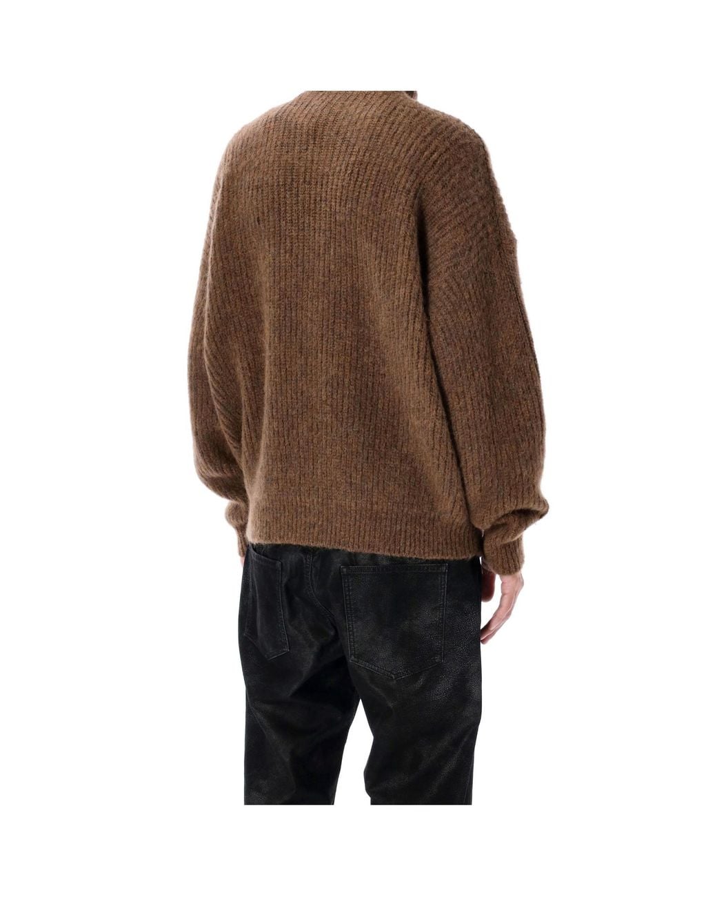 Isabel Marant Brown Dinan Zip-Up Sweater for men