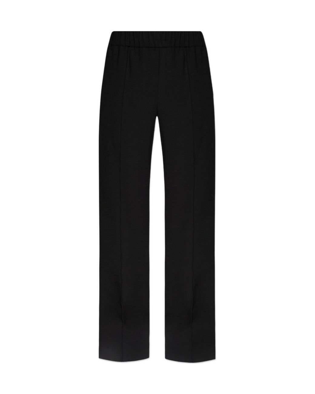 Dolce & Gabbana Black Flared Stretch Twill Pants