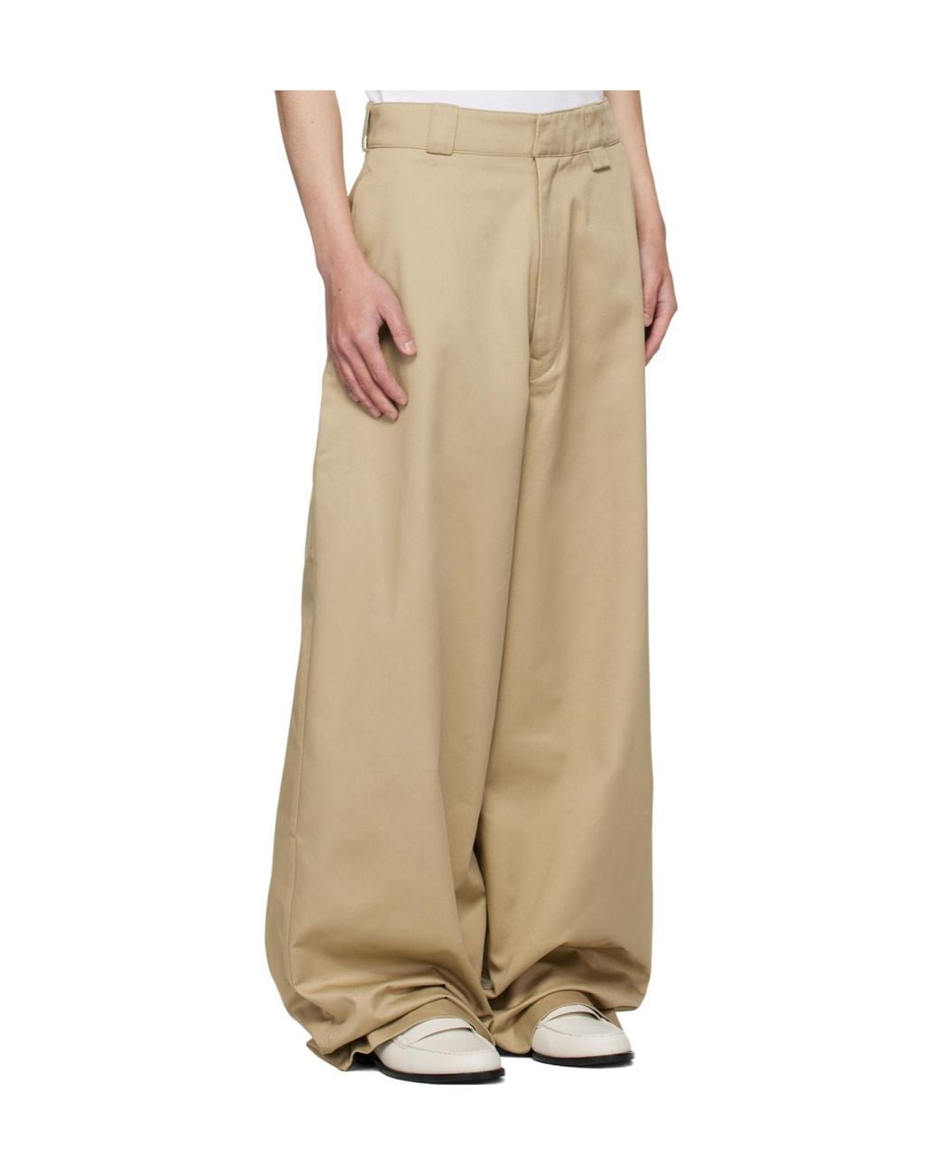 Willy Chavarria Natural Cholo Wide-Leg Pants for men