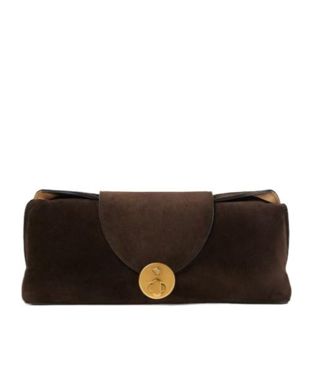 Versace Black Chain Strap Clutch Bag
