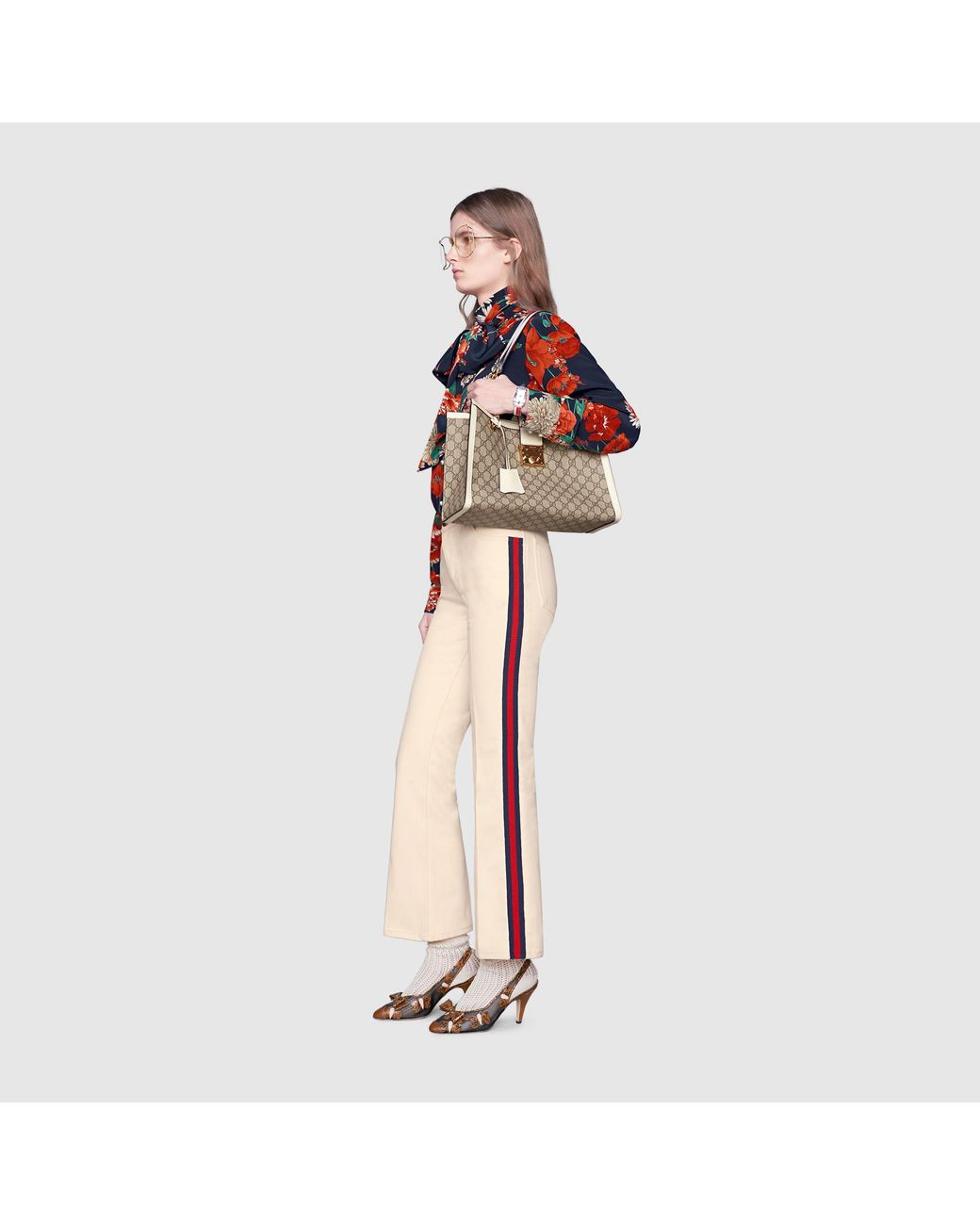 Gucci Metallic Padlock Medium Gg Shoulder Bag