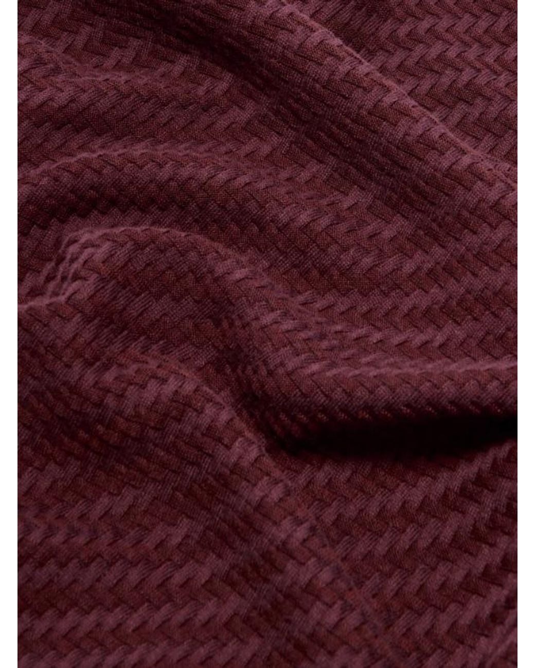 Brioni Purple Long-Sleeved Crewneck Jumper for men