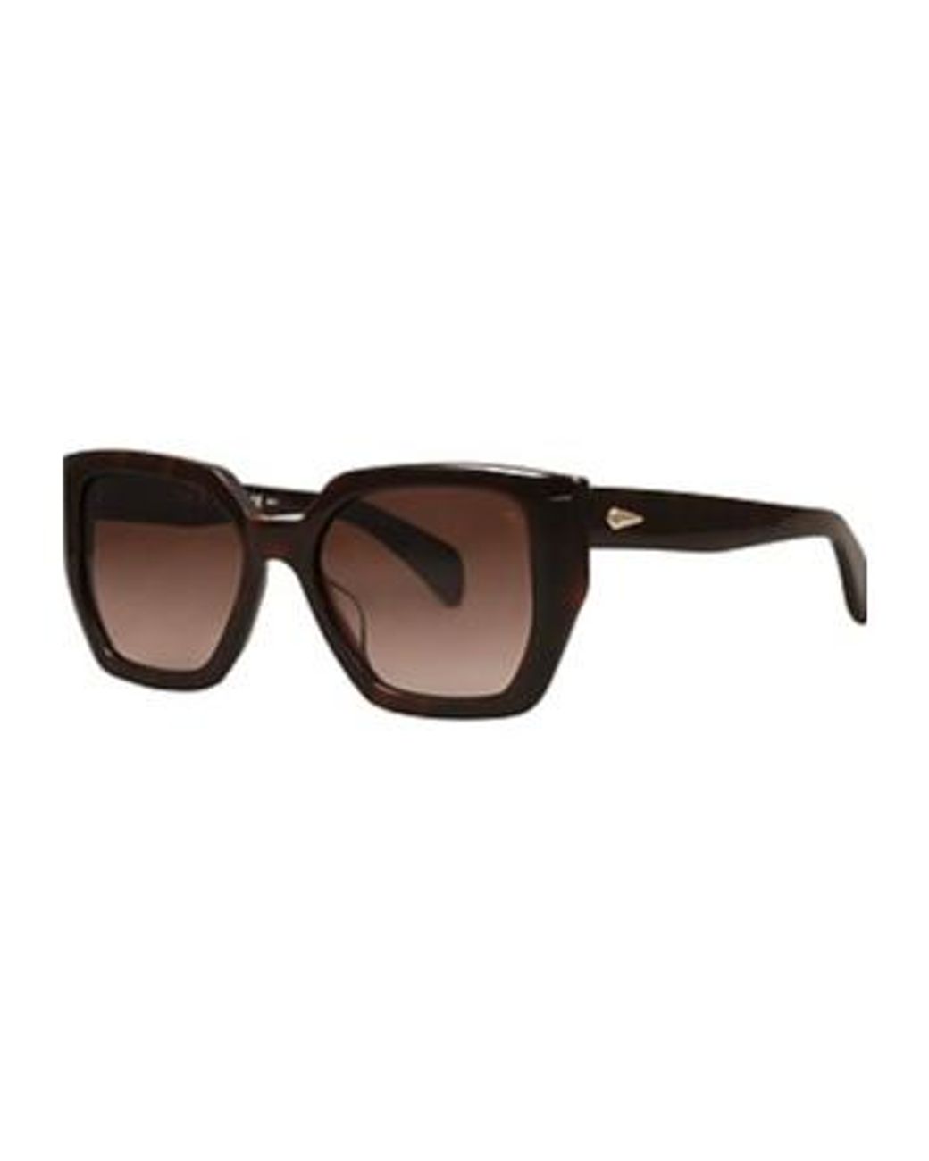 Rag & Bone Brown Plastic-Framed Sunglasses