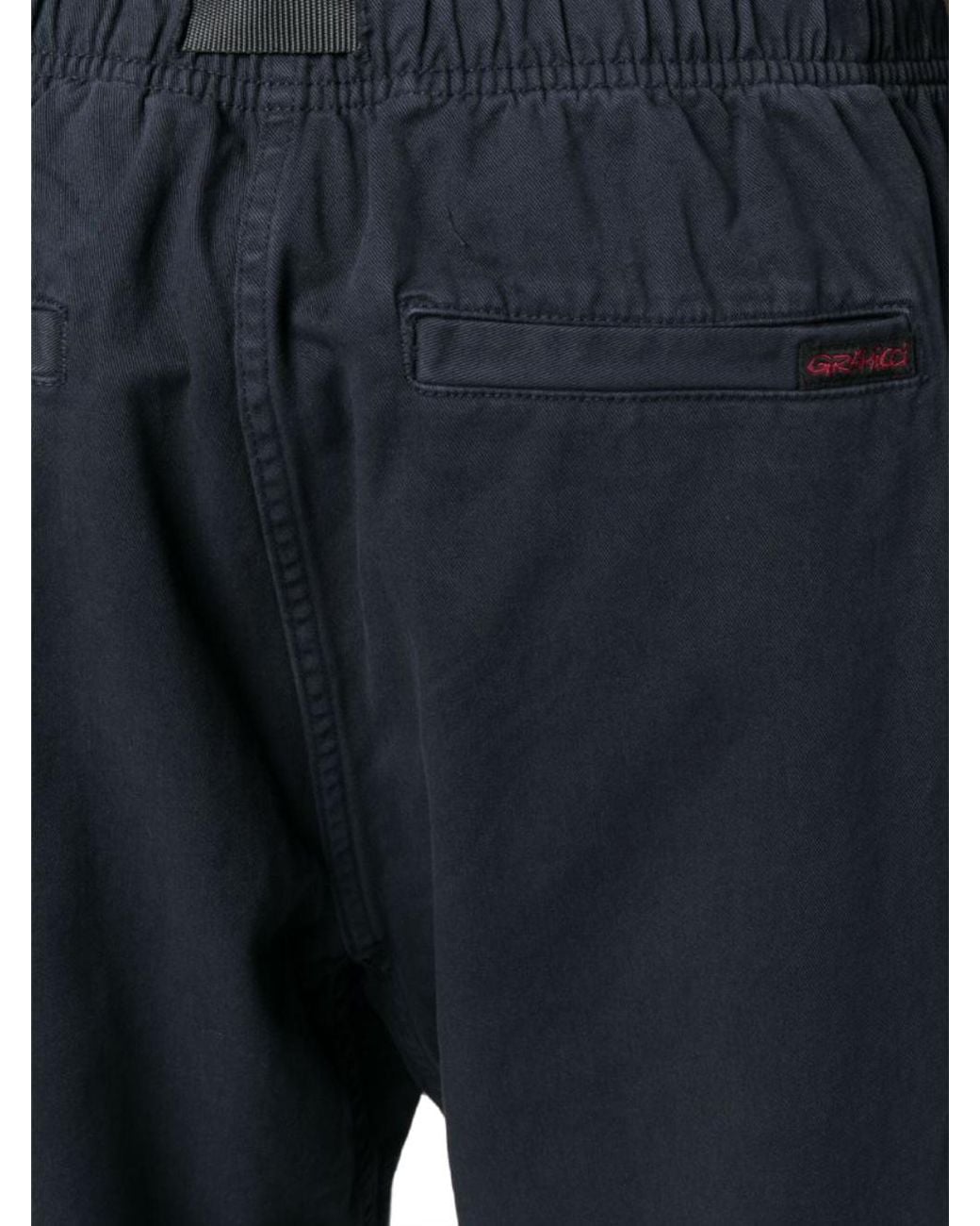 Gramicci Blue Elasticated Drawstring-Waistband Trousers for men