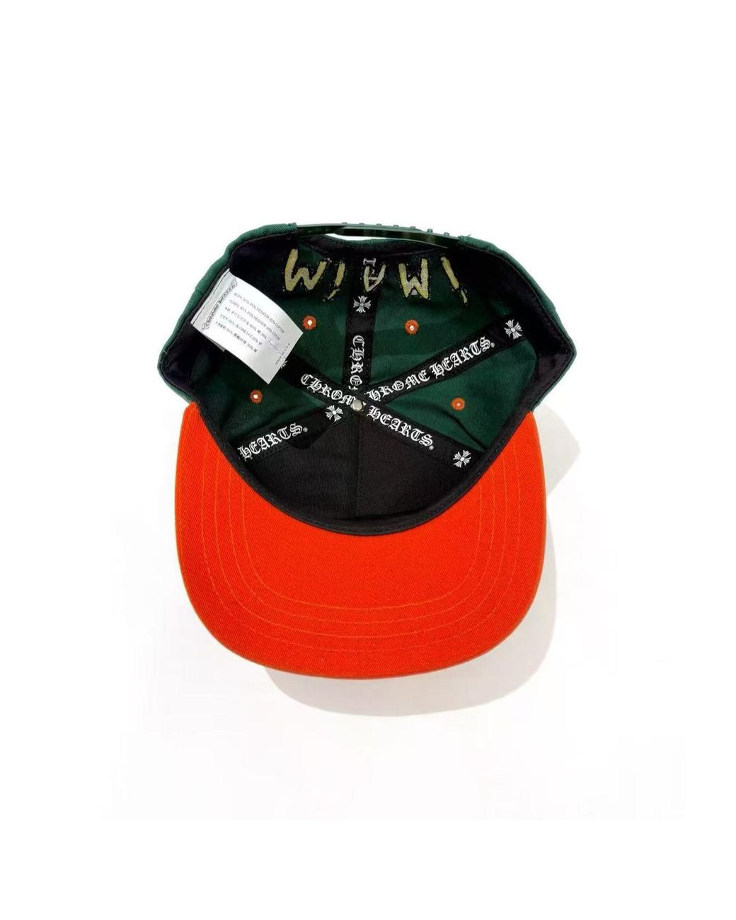 Chrome Hearts Green Logo Baseball Cap for men