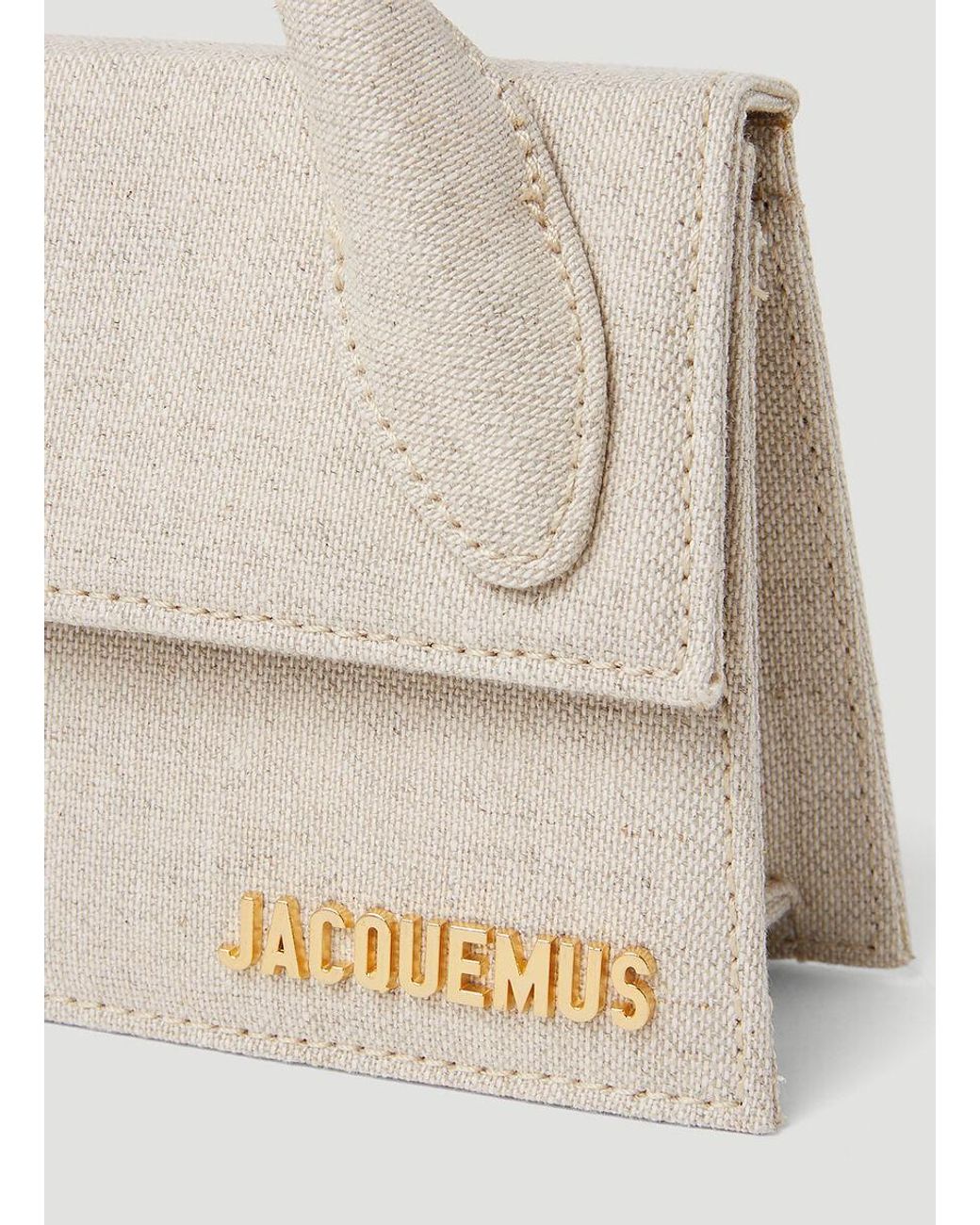 Jacquemus Natural Le Chiquito Long Signature Handbag