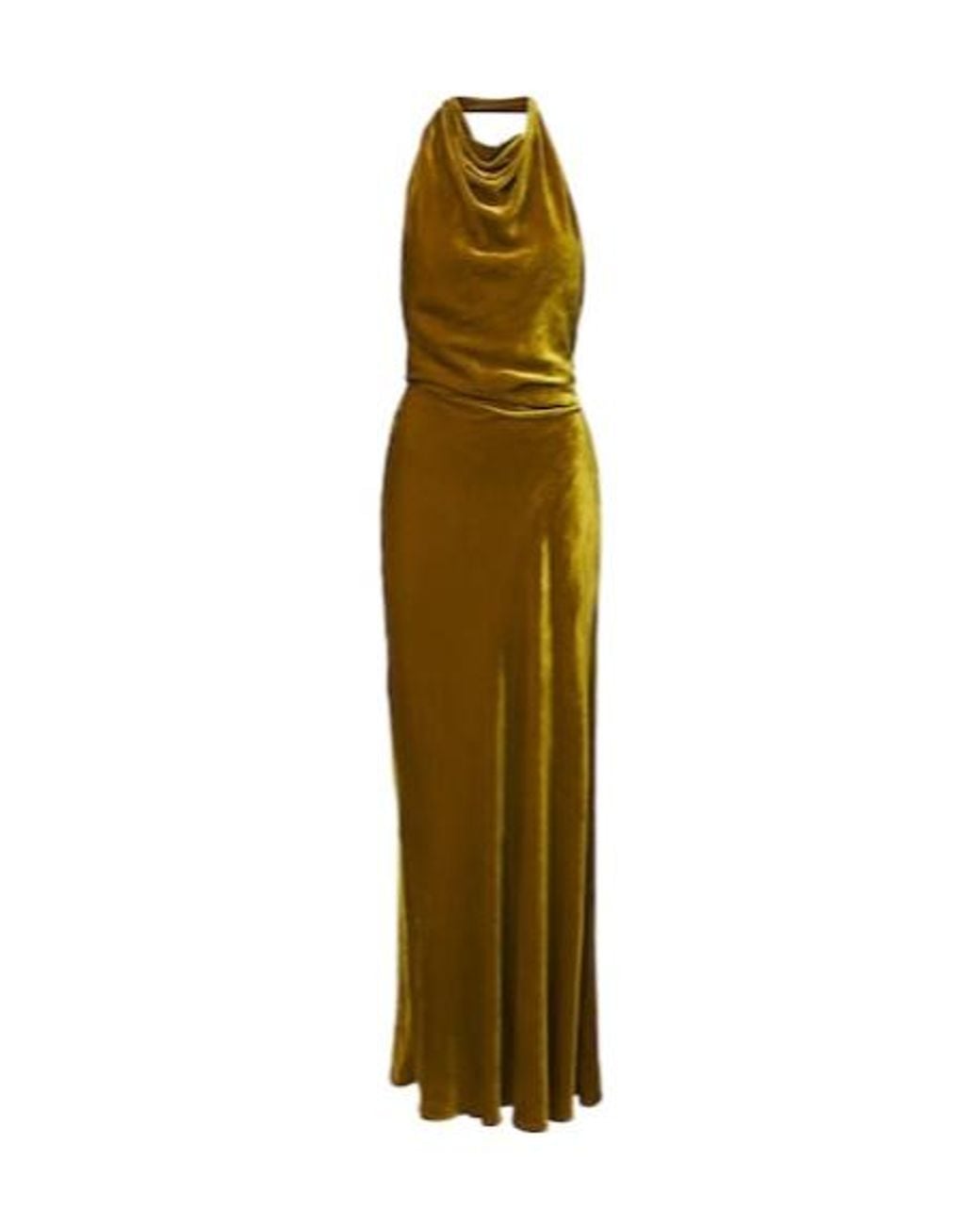 Jonathan Simkhai Green Velvet Evening Dress