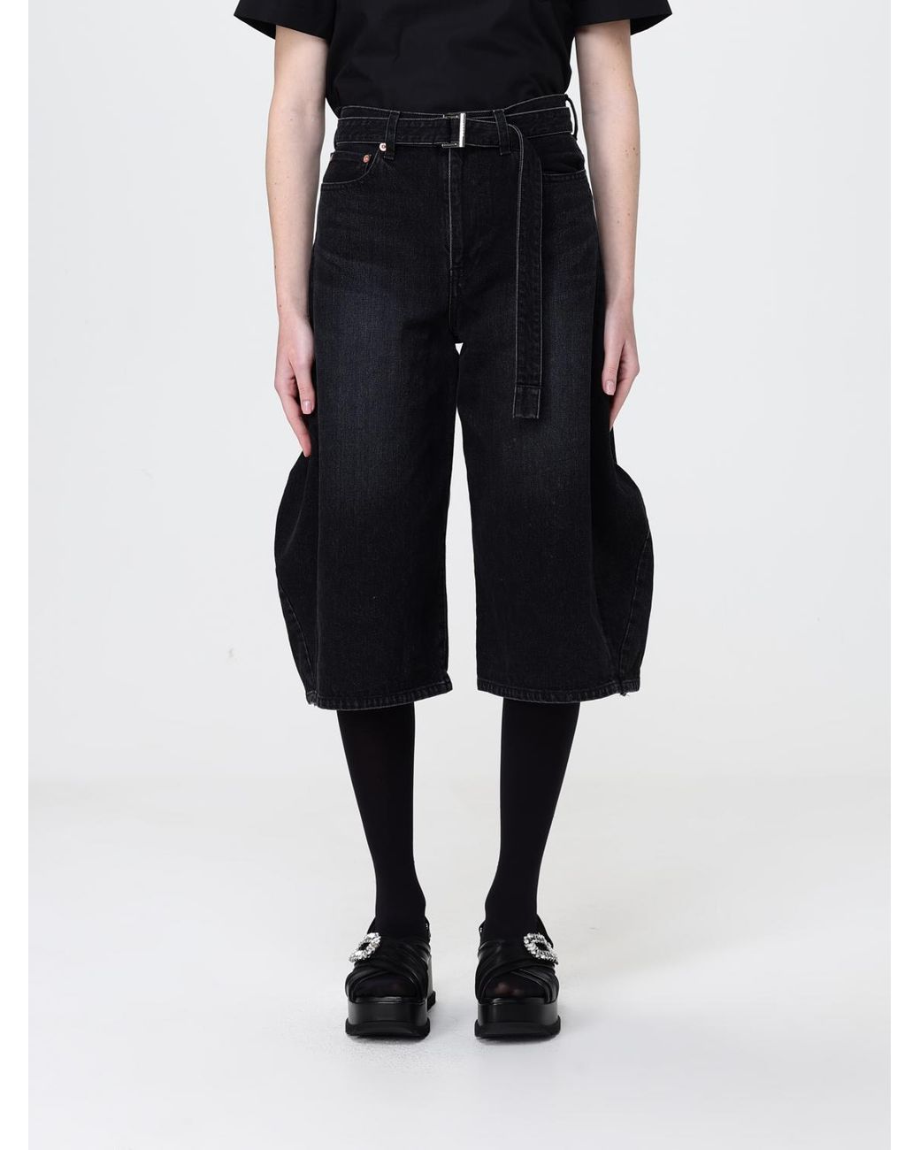 Sacai Blue Belted Trousers