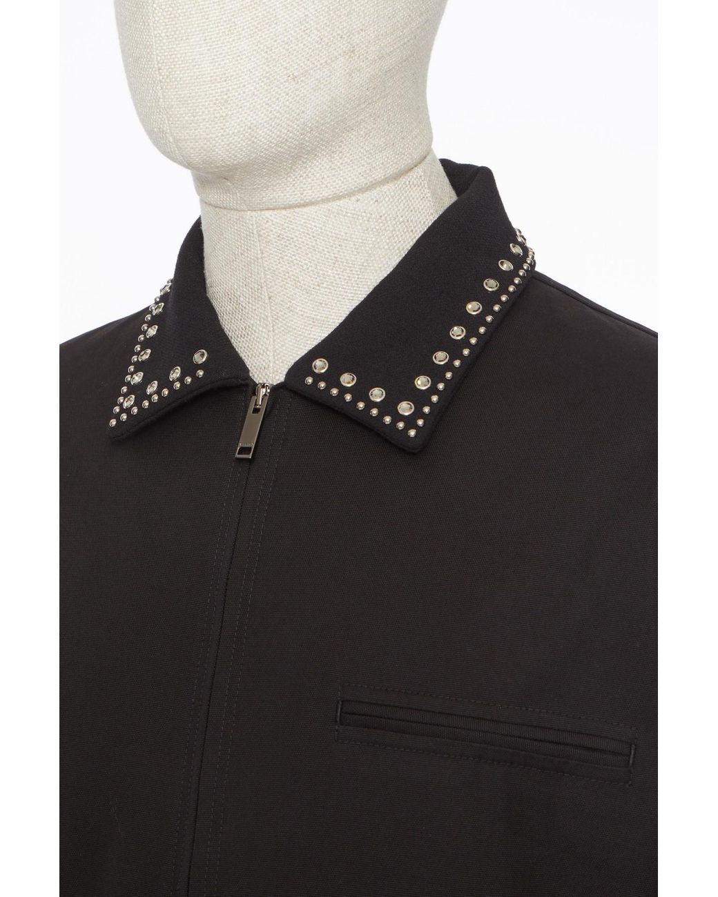 Valentino Black Long-Sleeved Casual Jacket for men