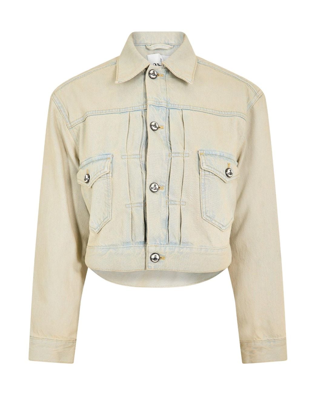Vivienne Westwood Natural Simple And Versatile Denim Jacket