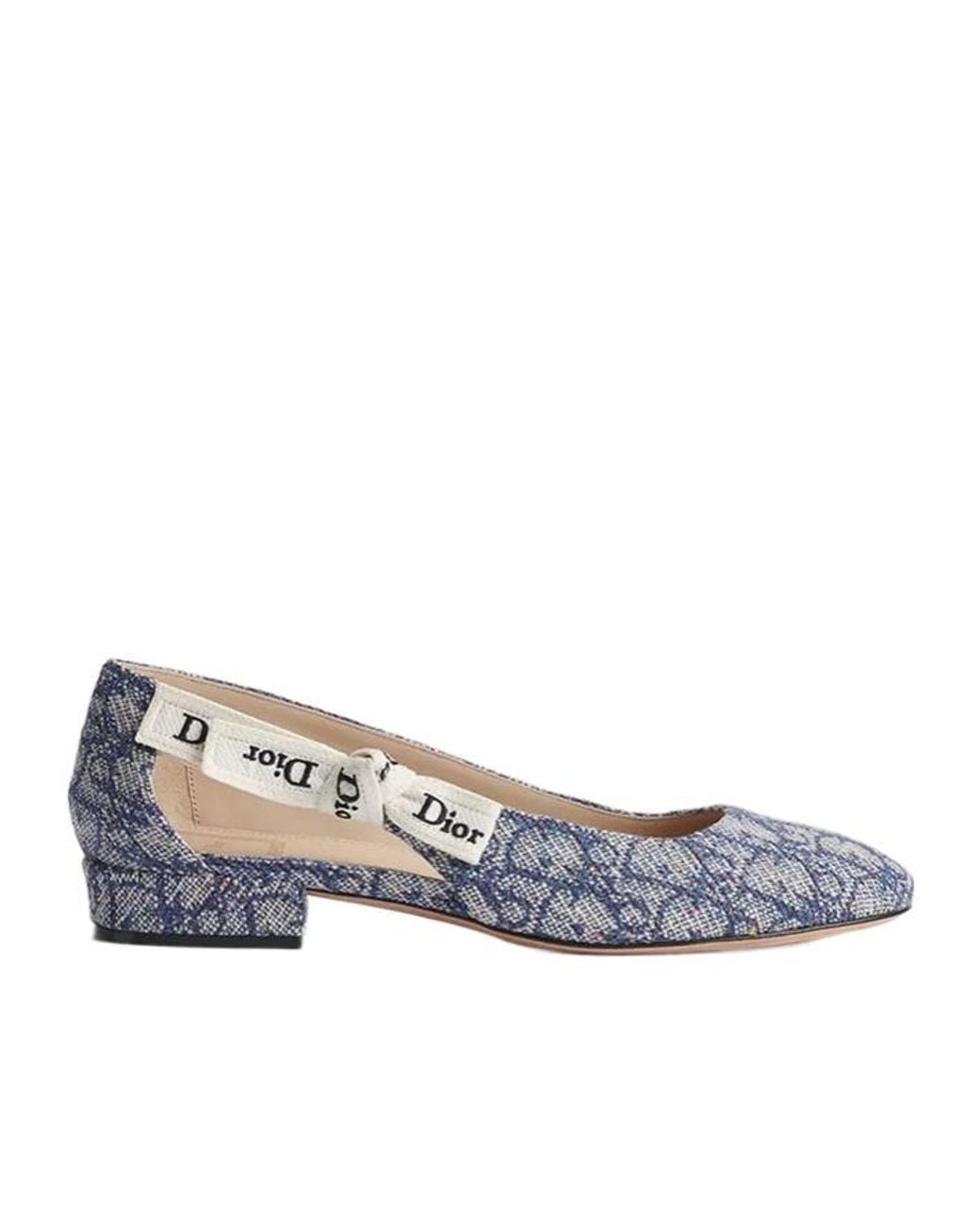 Dior White J'A Ballet Flat