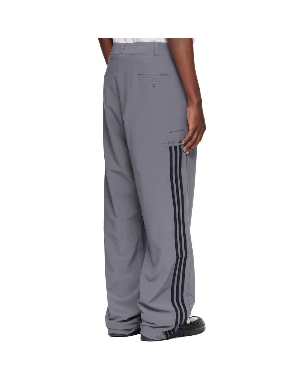 Adidas Gray Originals X Song For The Mute Straight-Leg Pants for men