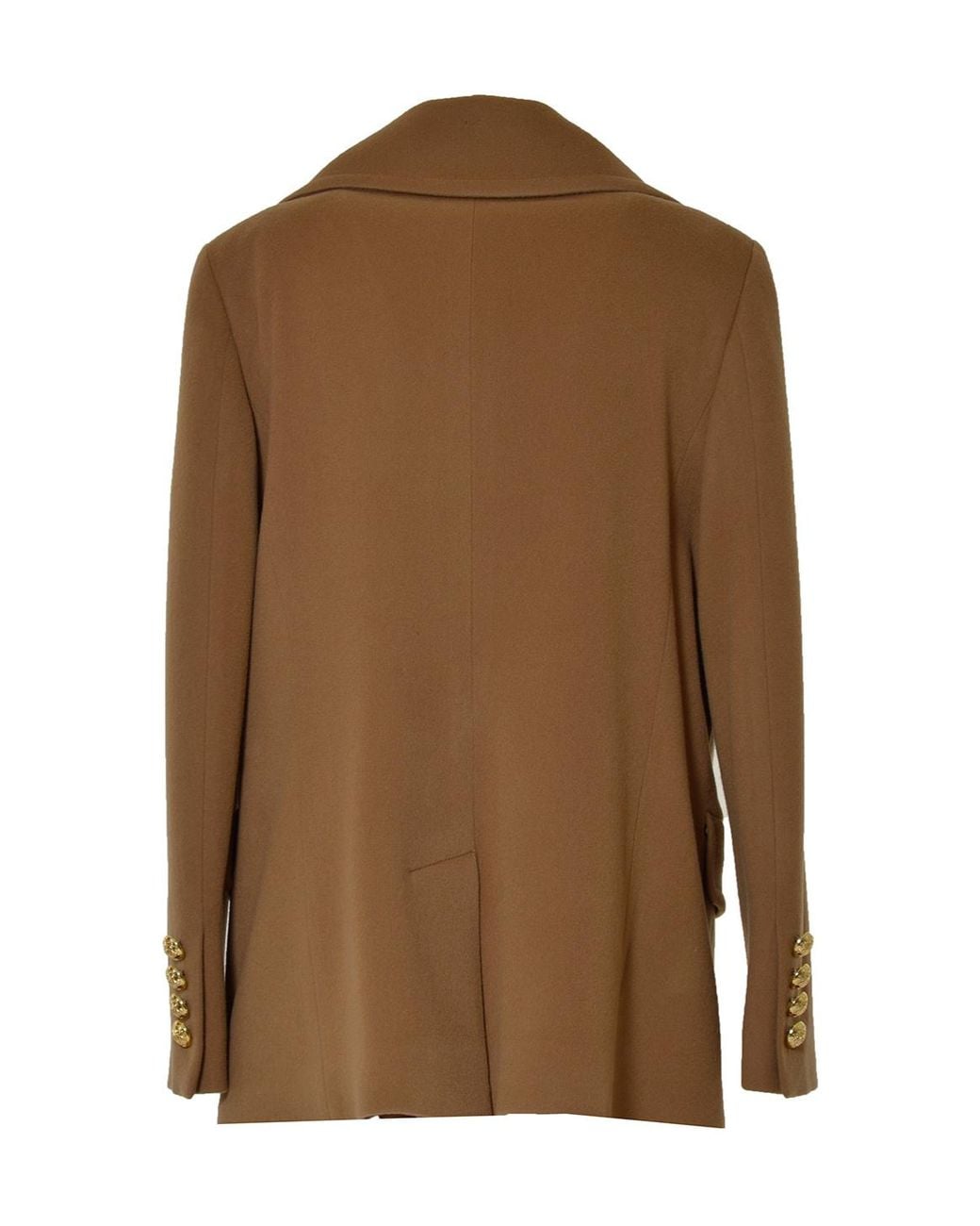 Tagliatore Green Flap-Pocketed Double-Breasted Coat