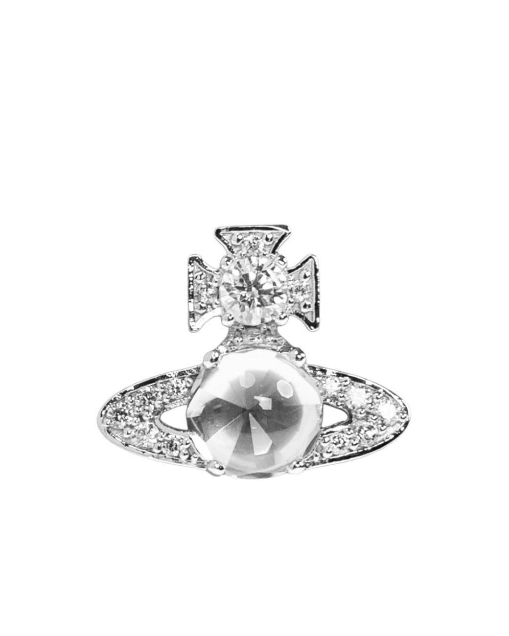 Vivienne Westwood White 'Ondina' Earrings