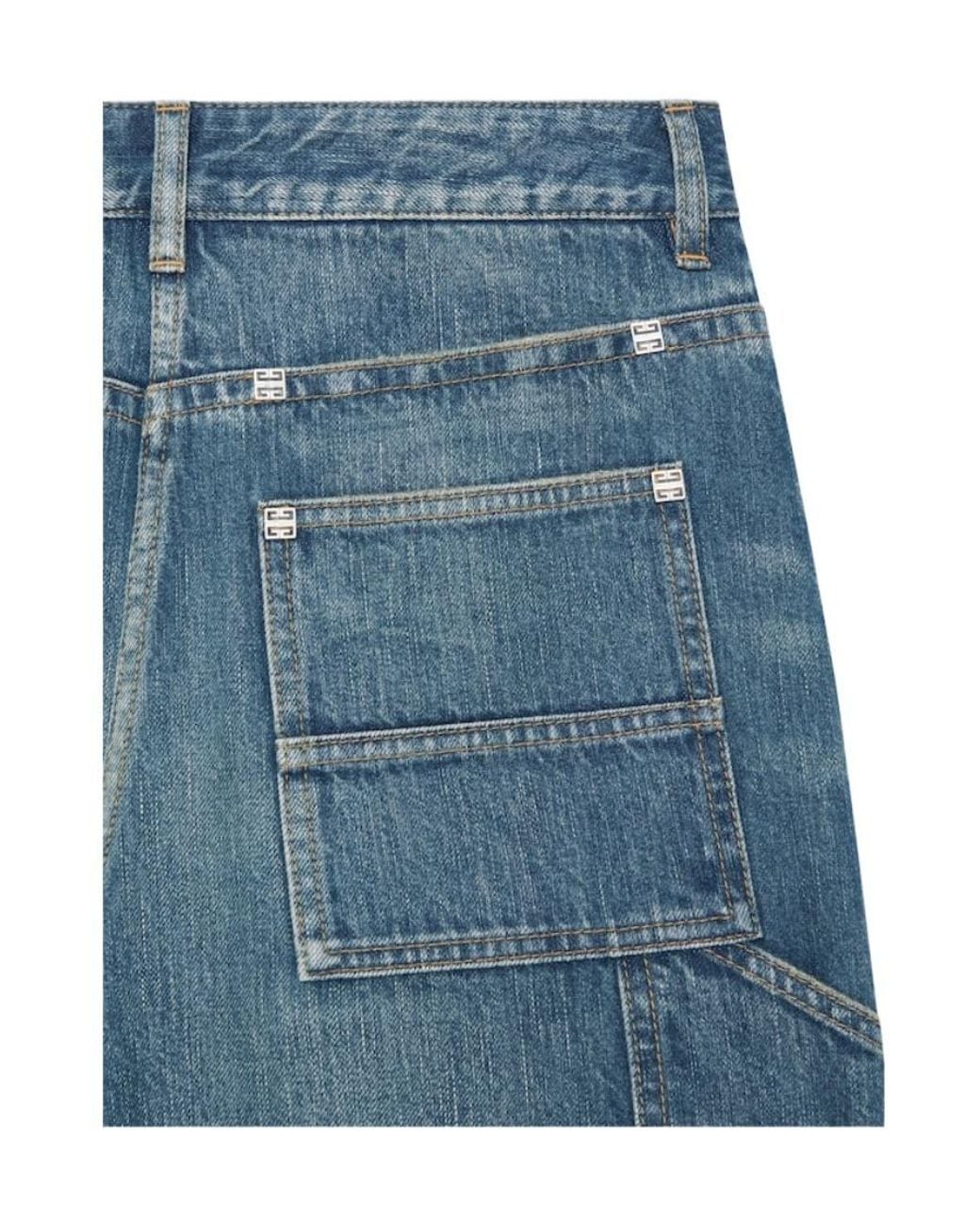 Givenchy Blue Straight-Leg Jeans
