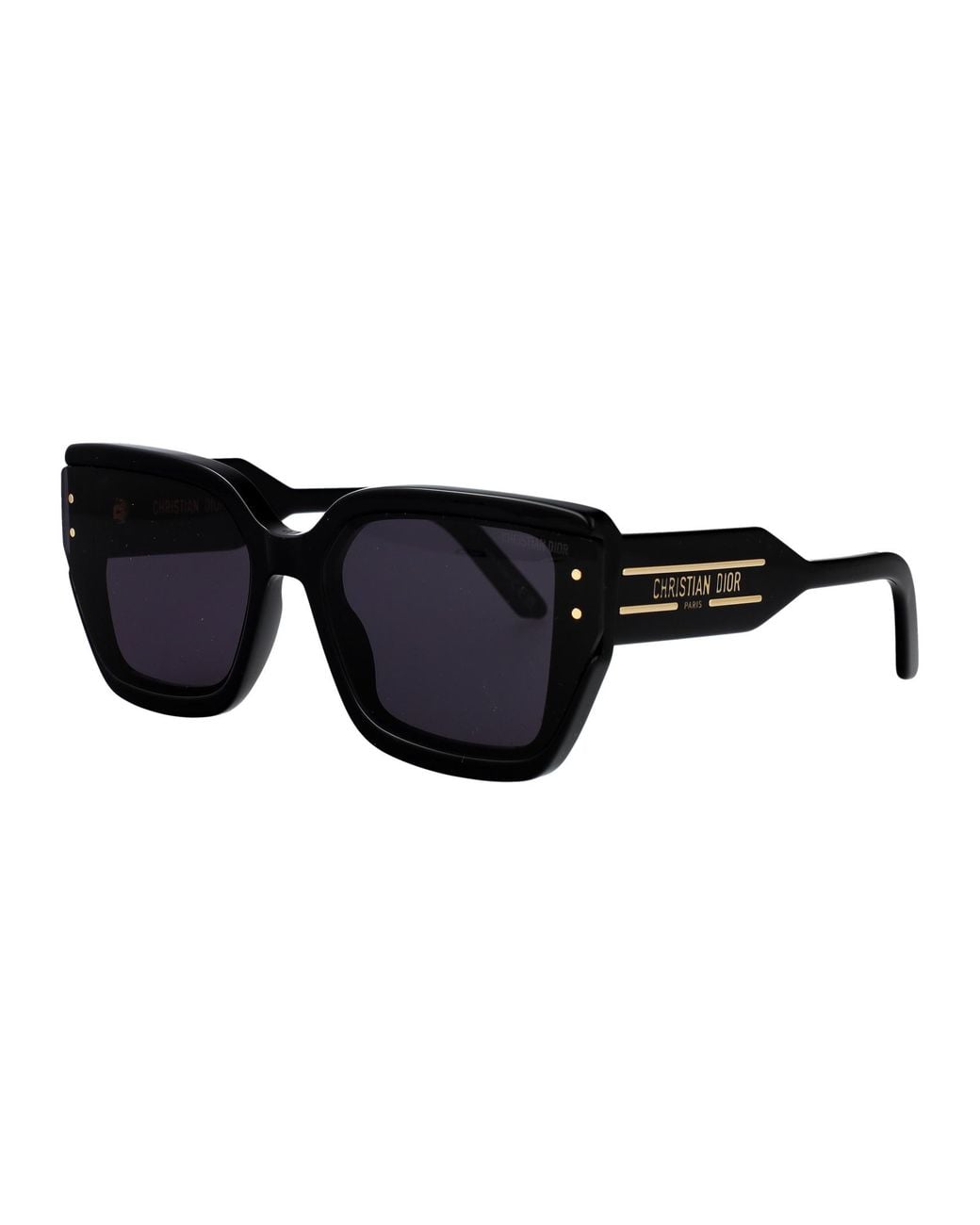 Dior Metallic Eyewear Square Frame Sunglasses
